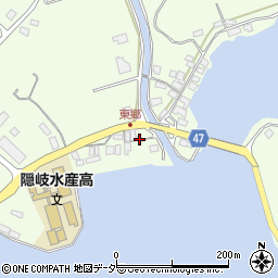 島根県隠岐郡隠岐の島町東郷川尻周辺の地図