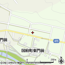 岐阜県高山市国府町東門前75周辺の地図