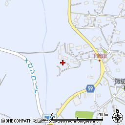 茨城県小美玉市鶴田69周辺の地図