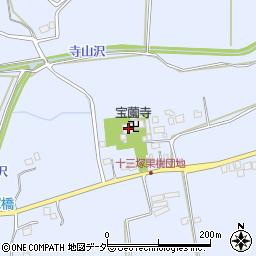宝薗寺周辺の地図