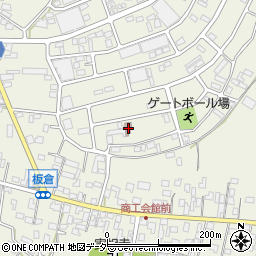 板倉町児童館周辺の地図