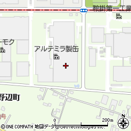 群馬県館林市野辺町906-2周辺の地図