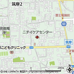 ニチイケアセンター松本中央周辺の地図