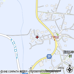 茨城県小美玉市鶴田70周辺の地図