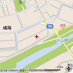 埼玉県深谷市成塚709周辺の地図