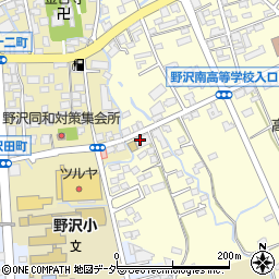 臼田経理学校　野沢本校周辺の地図