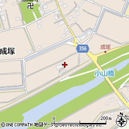 埼玉県深谷市成塚710周辺の地図