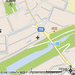 埼玉県深谷市成塚717周辺の地図