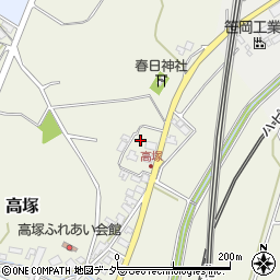 福井県あわら市高塚周辺の地図