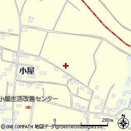 茨城県八千代町（結城郡）小屋周辺の地図