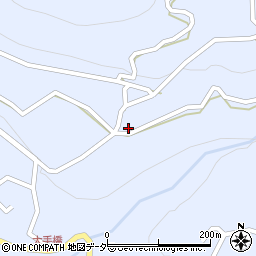 長野県松本市入山辺中村周辺の地図