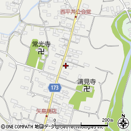 群馬県藤岡市西平井1078周辺の地図