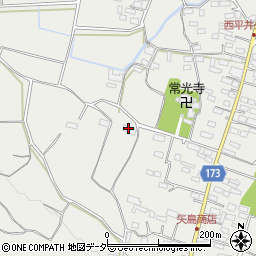 群馬県藤岡市西平井347周辺の地図