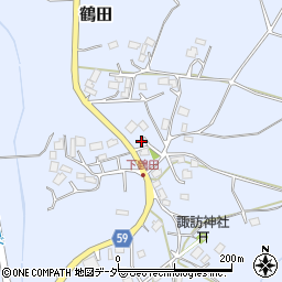 茨城県小美玉市鶴田47周辺の地図