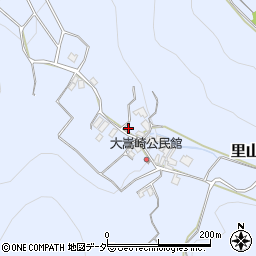 長野県松本市里山辺大嵩崎周辺の地図