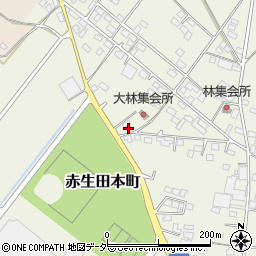 群馬県館林市赤生田本町2675-1周辺の地図