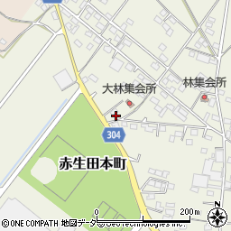 群馬県館林市赤生田本町2675周辺の地図