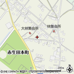 群馬県館林市赤生田本町2672-1周辺の地図