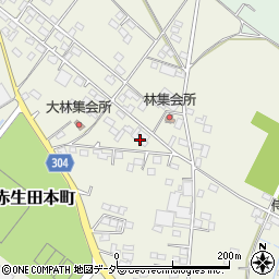 群馬県館林市赤生田本町2669周辺の地図