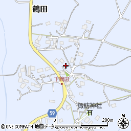 茨城県小美玉市鶴田46周辺の地図