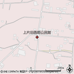 上片田西部公民館周辺の地図