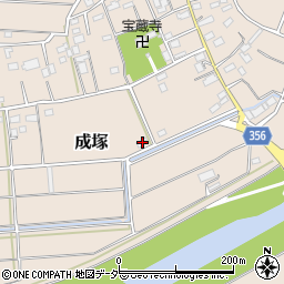 埼玉県深谷市成塚532周辺の地図