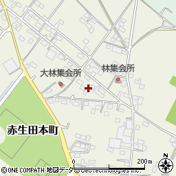 群馬県館林市赤生田本町2670-1周辺の地図