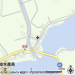 島根県隠岐郡隠岐の島町東郷浦松周辺の地図