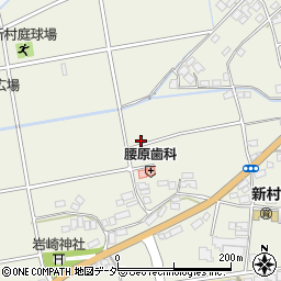長野県松本市新村（北新西）周辺の地図