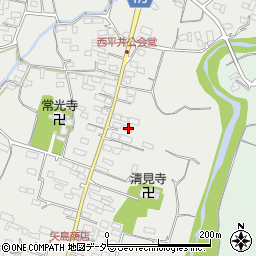 群馬県藤岡市西平井1081-1周辺の地図