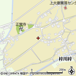 長野県松本市梓川倭1447周辺の地図