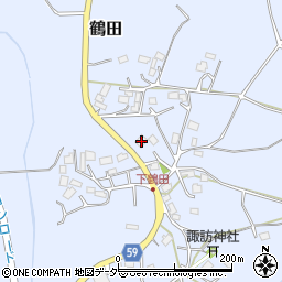 茨城県小美玉市鶴田45周辺の地図