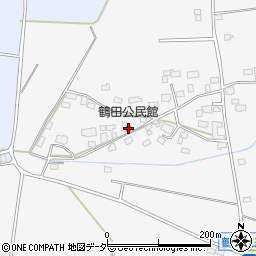 鶴田公民館周辺の地図