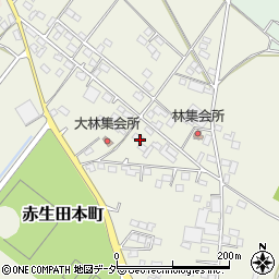 群馬県館林市赤生田本町2672周辺の地図