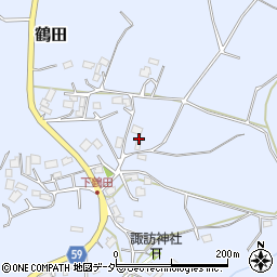 茨城県小美玉市鶴田188周辺の地図