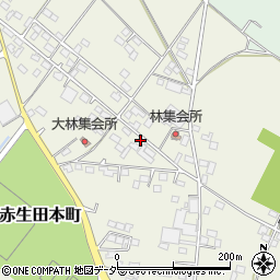 群馬県館林市赤生田本町2670周辺の地図