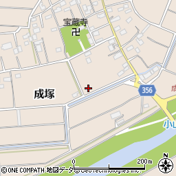 埼玉県深谷市成塚681周辺の地図