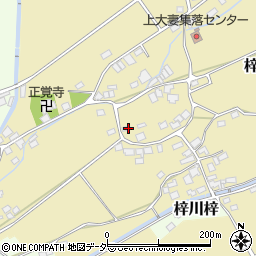 長野県松本市梓川倭1442-3周辺の地図