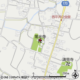 群馬県藤岡市西平井1021周辺の地図