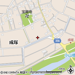 埼玉県深谷市成塚682周辺の地図