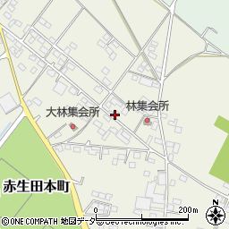 群馬県館林市赤生田本町2659周辺の地図