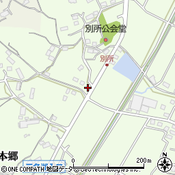 群馬県藤岡市本郷1332-1周辺の地図