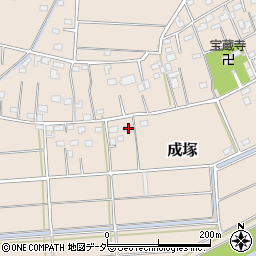 埼玉県深谷市成塚389周辺の地図