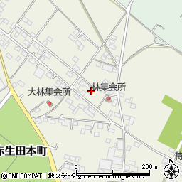 群馬県館林市赤生田本町2660周辺の地図