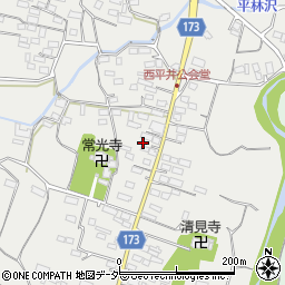 群馬県藤岡市西平井1048-1周辺の地図