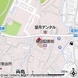 松本市西部体育館周辺の地図