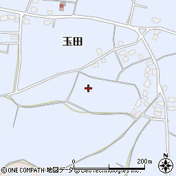 茨城県鉾田市玉田周辺の地図
