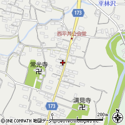 群馬県藤岡市西平井1048-6周辺の地図