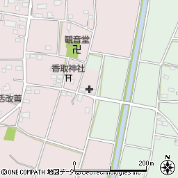 茨城県古河市上片田358周辺の地図