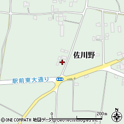 栃木県下都賀郡野木町佐川野208周辺の地図